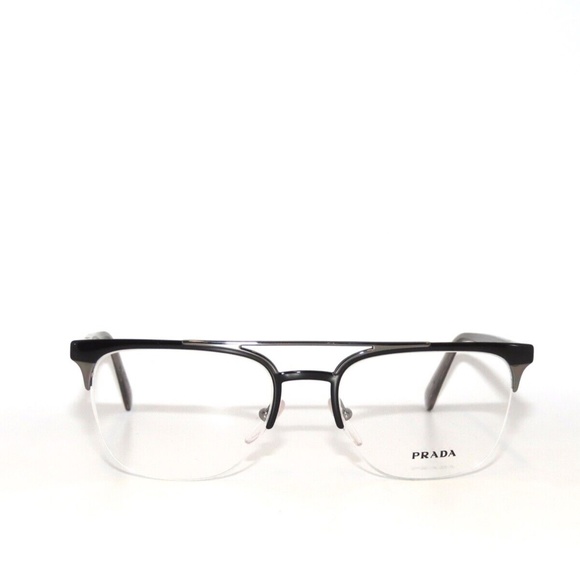 Prada 63UV 63 1AB-1O1 54 Black Eyeglasses PR63UV - Picture 2 of 5